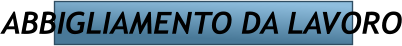 ABBIGLIAMENTO DA LAVORO